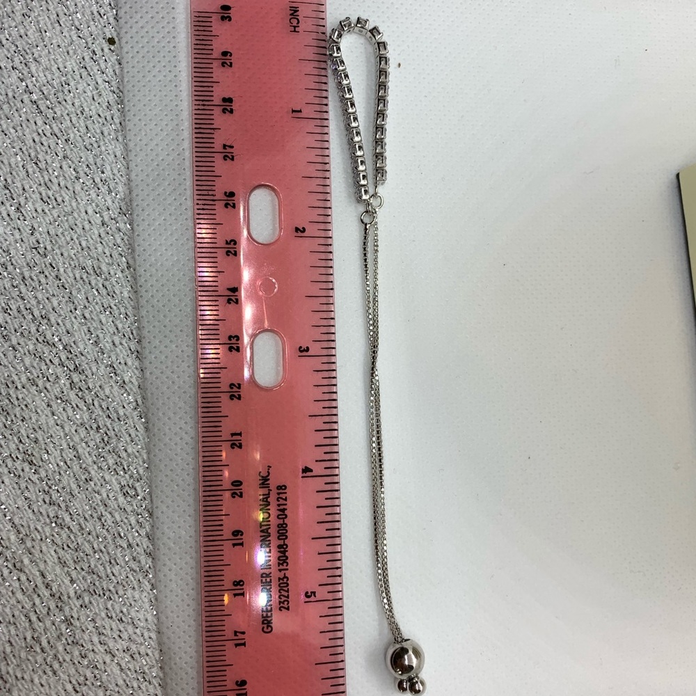 🌟 Silver 925 CZ Diamond Tennis Bracelet - Picture 7 of 7